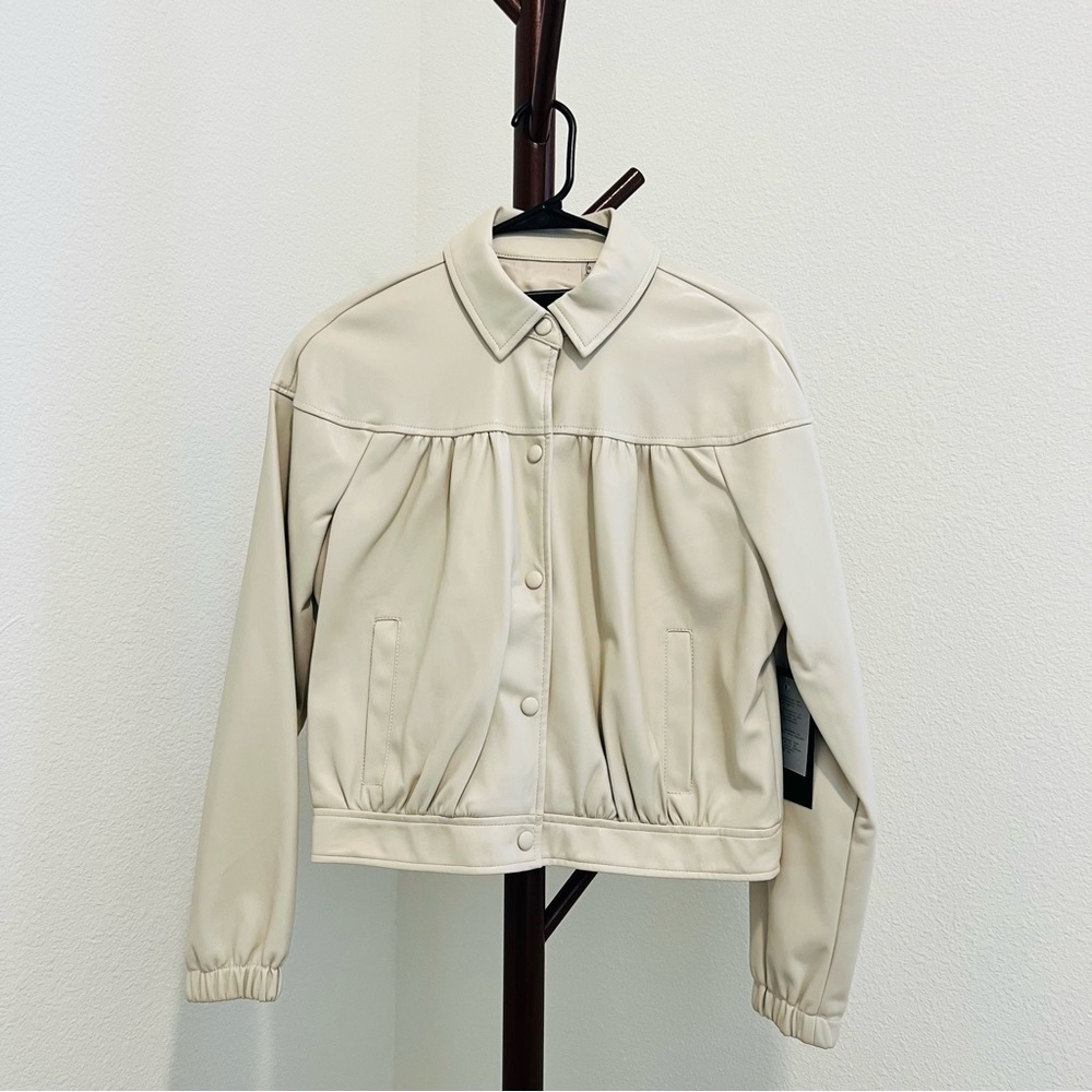 BAGATELLE FAUX LEATHER JACKET
